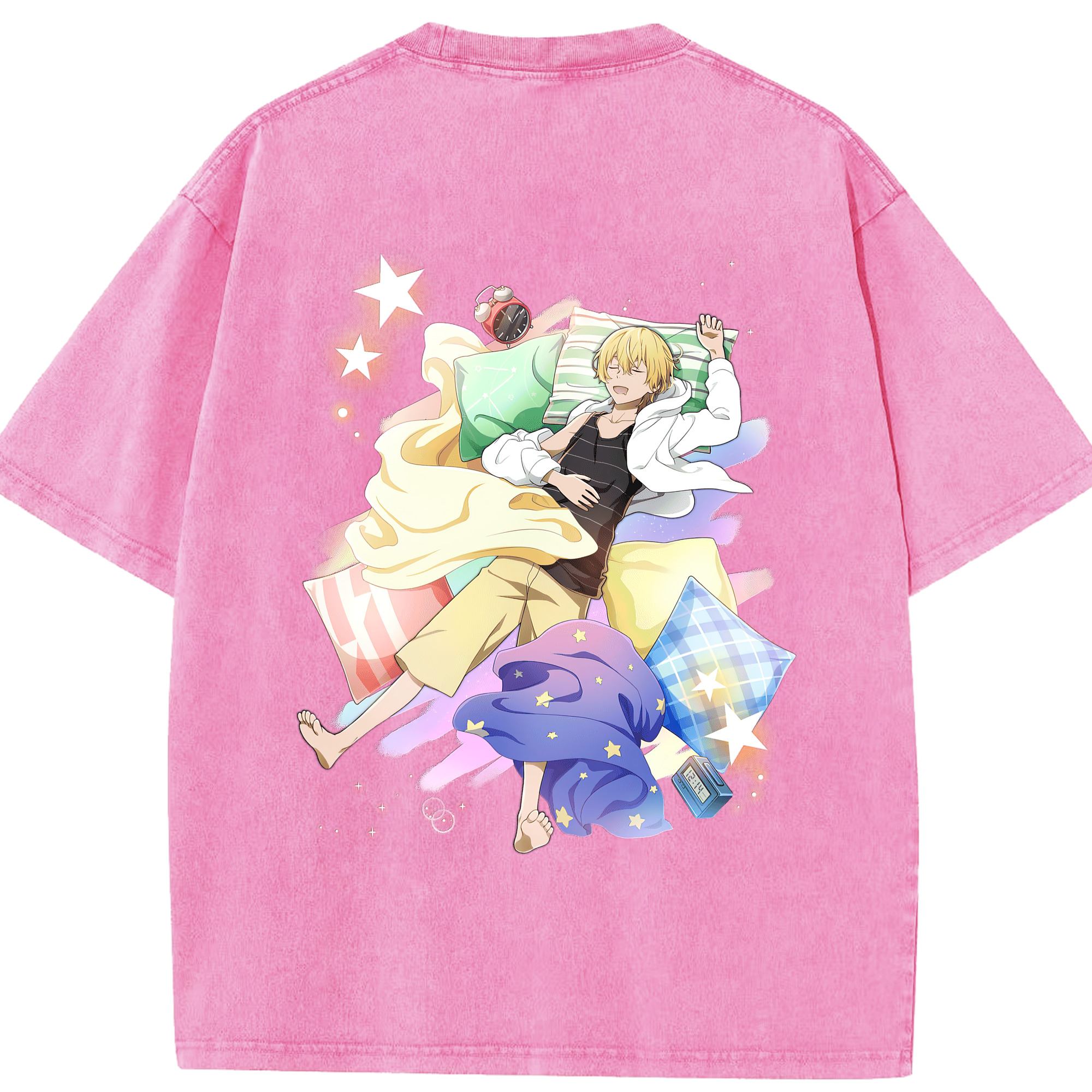 （画像用） 文豪ストレイドッグス Bungo Stray Dogs 綿100% ヴィンテージ風 半袖Tシャツ（背面プリント）